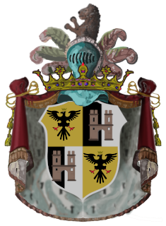 Wappen mit Löwen