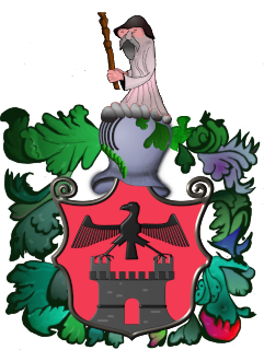 Wappen mit Stockschwinger